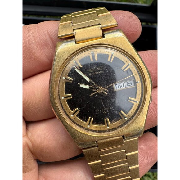 Lot of 3 Vintage 1970s Seiko Watches - Picture 3 of 16